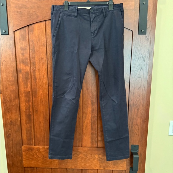 Men's Burberry Slim Fit Navy Pants - Picture 1 of 2